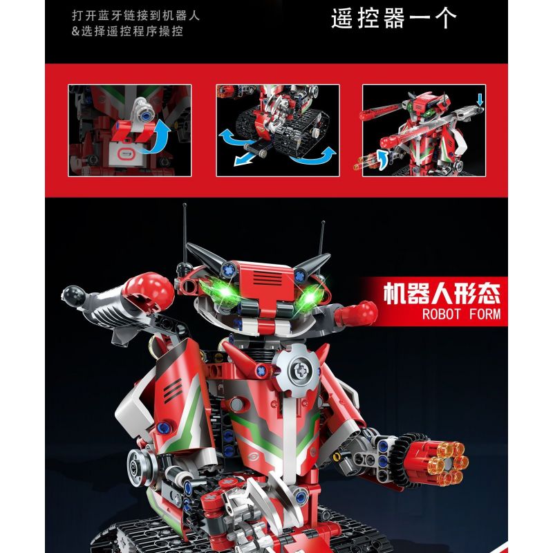 YONG LEXING 11036 non  LẬP TRÌNH ROBOT bộ đồ chơi xếp lắp ráp ghép mô hình  Kỹ Thuật Công Nghệ Cao Mô Hình Phương Tiện 703 khối