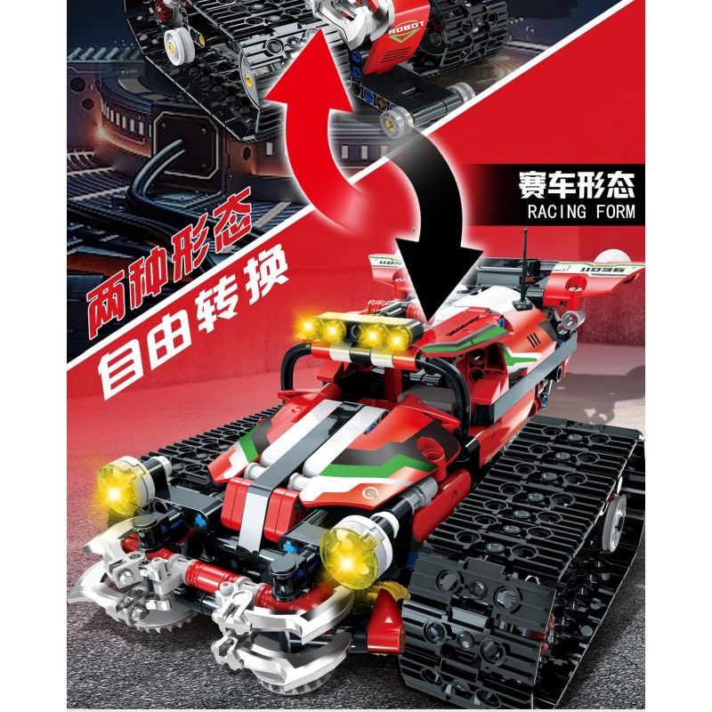 YONG LEXING 11036 non  LẬP TRÌNH ROBOT bộ đồ chơi xếp lắp ráp ghép mô hình  Kỹ Thuật Công Nghệ Cao Mô Hình Phương Tiện 703 khối