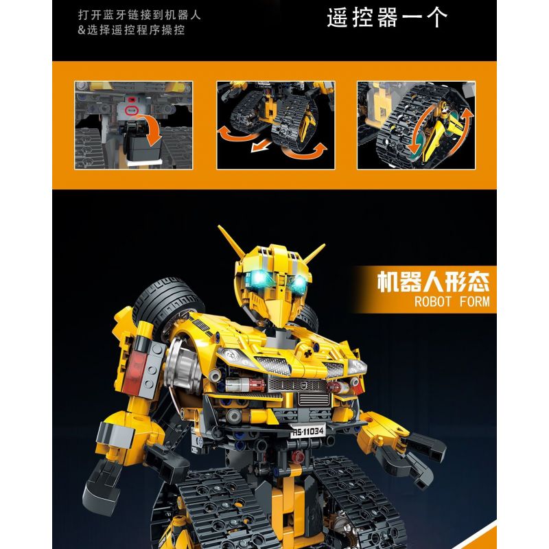 YONG LEXING 11034 non  LẬP TRÌNH ROBOT bộ đồ chơi xếp lắp ráp ghép mô hình  Kỹ Thuật Công Nghệ Cao Mô Hình Phương Tiện 895 khối