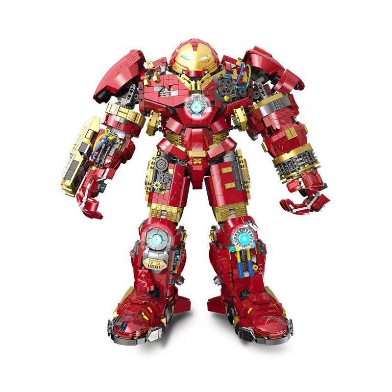 991 non Lego MK44 PHIÊN BẢN HƯ HỎNG CHIẾN ĐẤU bộ đồ chơi xếp lắp ráp ghép mô hình Marvel Super Heroes HULKBUSERS Siêu Anh Hùng Marvel 4620 khối