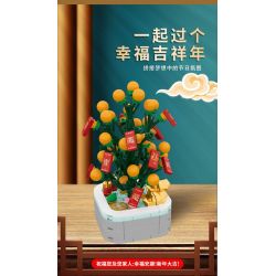 ZUANMA 103E2 non  XU HƯỚNG QUỐC GIA ĐANG NẮM QUYỀN MAY MẮN VÀ THỊNH VƯỢNG bộ đồ chơi xếp lắp ráp ghép mô hình Chinese Traditional Festivals Lễ Hội Cổ Truyền 222 khối