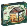 Kazi KY10011 10011 non  CĂN PHÒNG HOA ẤM ÁP bộ đồ chơi xếp lắp ráp ghép mô hình Girl FLOWER SHOP Con Gái 2079 khối