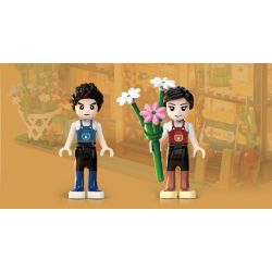 Kazi KY10011 10011 non  CĂN PHÒNG HOA ẤM ÁP bộ đồ chơi xếp lắp ráp ghép mô hình Girl FLOWER SHOP Con Gái 2079 khối