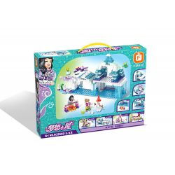 FORANGE FC3502 3502 non  CĂN NHÀ MƠ ƯỚC LỀU TUYẾT bộ đồ chơi xếp lắp ráp ghép mô hình Girl DREAM HOUSE Con Gái 422 khối