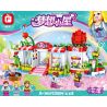 FORANGE FC3504 3504 non  NGÔI NHÀ MƠ ƯỚC HOA bộ đồ chơi xếp lắp ráp ghép mô hình Girl DREAM HOUSE Con Gái 496 khối
