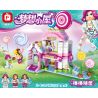 FORANGE FC3503 3503 non  NGÔI NHÀ MƠ ƯỚC KẸO MÚT bộ đồ chơi xếp lắp ráp ghép mô hình Girl DREAM HOUSE Con Gái 520 khối