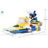 GUDI 8109A Xếp hình kiểu  CREATOR 3 IN 1 Helicopter Transform Armored Vehicles, Rocket Ship Trực Thăng Biến Hình Xe Bọc Thép, Tàu Tên Lửa 145 khối