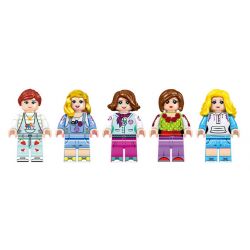 FORANGE FC3507 3507 non  NGÔI NHÀ MƠ ƯỚC CỐI XAY GIÓ bộ đồ chơi xếp lắp ráp ghép mô hình Girl DREAM HOUSE Con Gái 620 khối