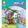 FORANGE FC3512 3512 non  NGÔI NHÀ MƠ ƯỚC TRÊN CÂY bộ đồ chơi xếp lắp ráp ghép mô hình Girl DREAM HOUSE Con Gái 764 khối