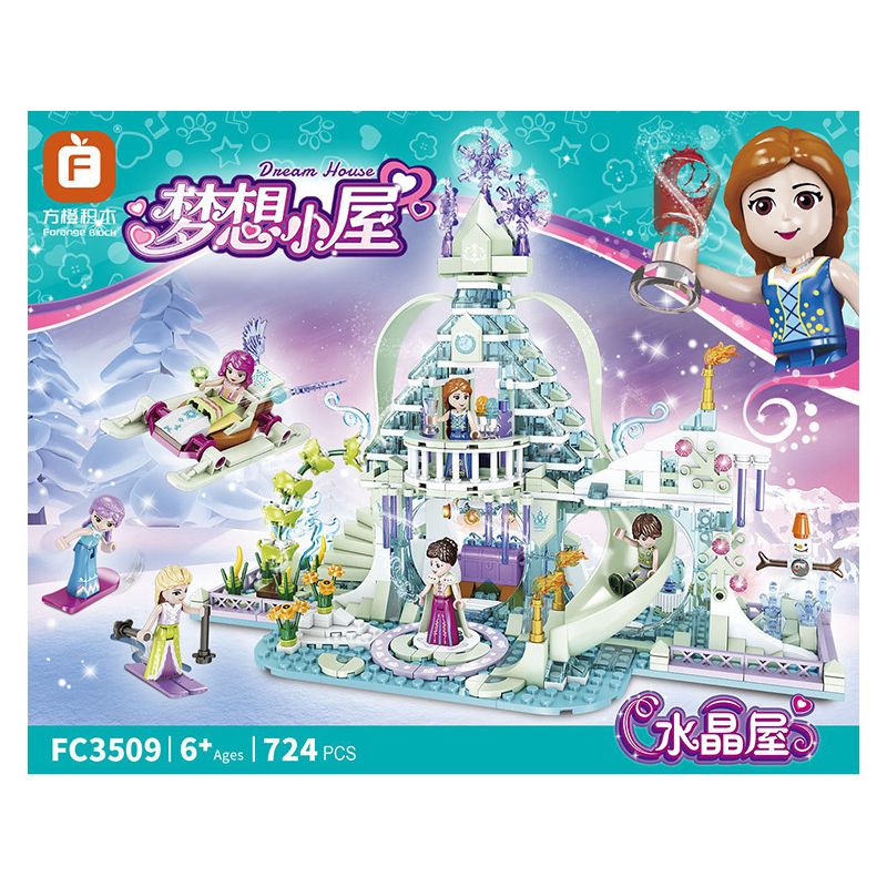 FORANGE FC3509 3509 non Lego NGÔI NHÀ MƠ ƯỚC PHA LÊ bộ đồ chơi xếp lắp ...