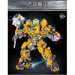 TANK 9206 non  CHIẾN BINH bộ đồ chơi xếp lắp ráp ghép mô hình Movie & Game SHARP WARRIOR Phim Và Trò Chơi 2762 khối