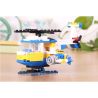 GUDI 8109A Xếp hình kiểu  CREATOR 3 IN 1 Helicopter Transform Armored Vehicles, Rocket Ship Trực Thăng Biến Hình Xe Bọc Thép, Tàu Tên Lửa 145 khối