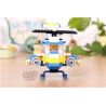 GUDI 8109A Xếp hình kiểu  CREATOR 3 IN 1 Helicopter Transform Armored Vehicles, Rocket Ship Trực Thăng Biến Hình Xe Bọc Thép, Tàu Tên Lửa 145 khối