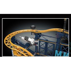 MouldKing 11014 11012 Mould King 11014 11012 non  FANTASYLAND TÀU LƯỢN SIÊU TỐC bộ đồ chơi xếp lắp ráp ghép mô hình Fairground ROLLE COASTER 3238 khối