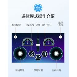 CADA DOUBLEE C51079 51079 non  RUF CTR 2017 XE THỂ THAO CHIM VÀNG tỷ lệ 1:20 bộ đồ chơi xếp lắp ráp ghép mô hình Speed Champions Racing Cars RUF CTR 2017 YELLOWBIRD Đua Xe Công Thức 222 khối