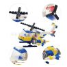 GUDI 8109A Xếp hình kiểu  CREATOR 3 IN 1 Helicopter Transform Armored Vehicles, Rocket Ship Trực Thăng Biến Hình Xe Bọc Thép, Tàu Tên Lửa 145 khối