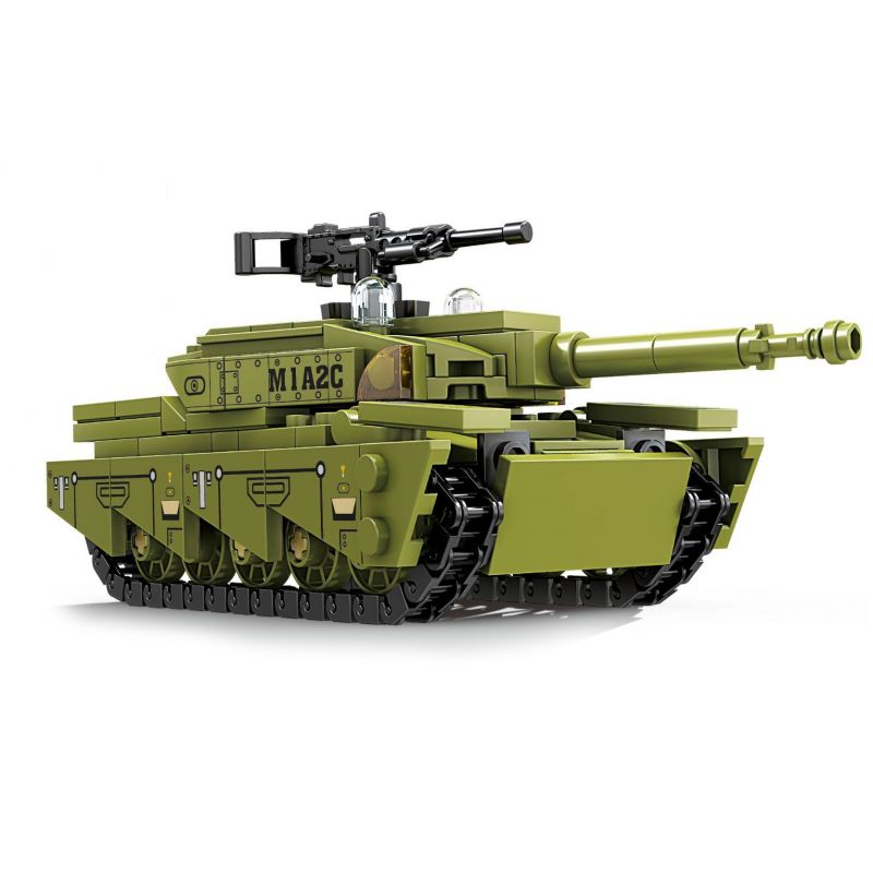 Kazi KY84148 84148 non Lego TRANG BỊ HIỆN ĐẠI XE TĂNG ABRAMS bộ đồ chơi xếp lắp ráp ghép mô hình Military Army MODEN EQUIPMENT Quân Sự Bộ Đội 280 khối