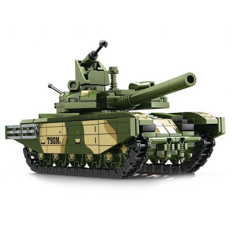 Kazi KY84146 84146 non  TRANG BỊ HIỆN ĐẠI XE TĂNG T90M bộ đồ chơi xếp lắp ráp ghép mô hình Military Army MODEN EQUIPMENT Quân Sự Bộ Đội 293 khối