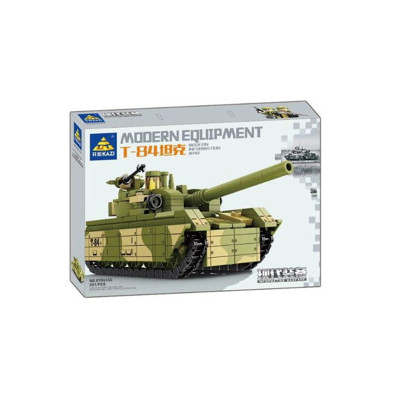 Kazi KY84145 84145 non  TRANG BỊ HIỆN ĐẠI XE TĂNG T-84 bộ đồ chơi xếp lắp ráp ghép mô hình Military Army MODEN EQUIPMENT Quân Sự Bộ Đội 291 khối