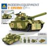 Kazi KY84145 84145 non  TRANG BỊ HIỆN ĐẠI XE TĂNG T-84 bộ đồ chơi xếp lắp ráp ghép mô hình Military Army MODEN EQUIPMENT Quân Sự Bộ Đội 291 khối