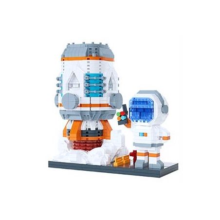 MOYU BLOCK MY95057 95057 non  HỘP ĐỰNG BÚT TÊN LỬA KHÔNG GIAN bộ đồ chơi xếp lắp ráp ghép mô hình 1031 khối