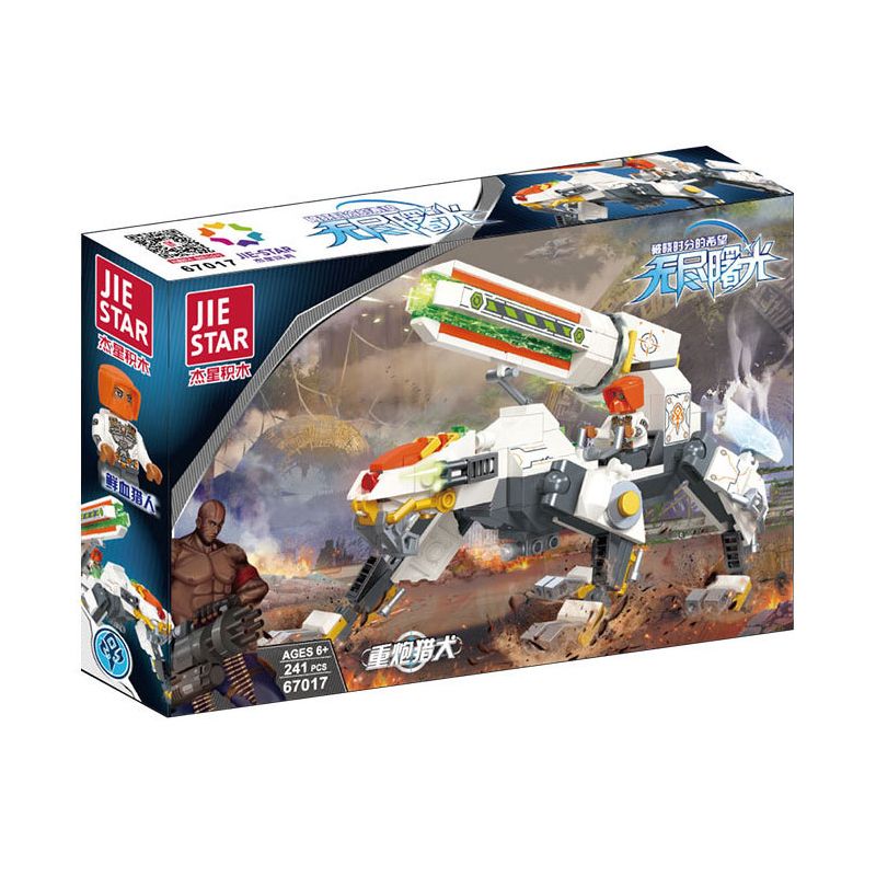 JIESTAR 67017 non Lego BÌNH MINH BẤT TẬN CHÓ SĂN PHÁO BINH bộ đồ chơi xếp lắp ráp ghép mô hình ENDLESS DAWN 241 khối