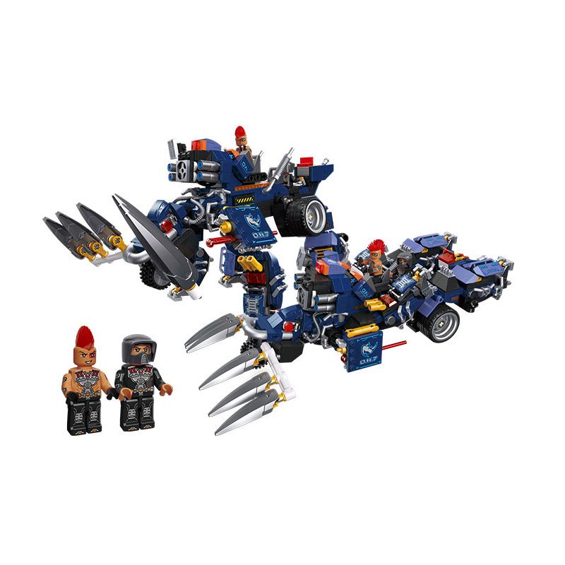 JIESTAR 67011 non Lego BÌNH MINH BẤT TẬN QUÁI VẬT BÙNG NỔ bộ đồ chơi xếp lắp ráp ghép mô hình ENDLESS DAWN 605 khối