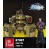 JIESTAR 67007 non  BÌNH MINH BẤT TẬN XE TĂNG TARANTULA bộ đồ chơi xếp lắp ráp ghép mô hình ENDLESS DAWN 936 khối
