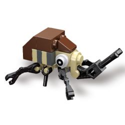 JIESTAR 59207 non  CÂU CHUYỆN CÔN TRÙNG KỲ LÂN bộ đồ chơi xếp lắp ráp ghép mô hình Creator Sáng Tạo 21 khối