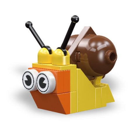 JIESTAR 59205 non  CÂU CHUYỆN CÔN TRÙNG ỐC SÊN bộ đồ chơi xếp lắp ráp ghép mô hình Creator Sáng Tạo 20 khối