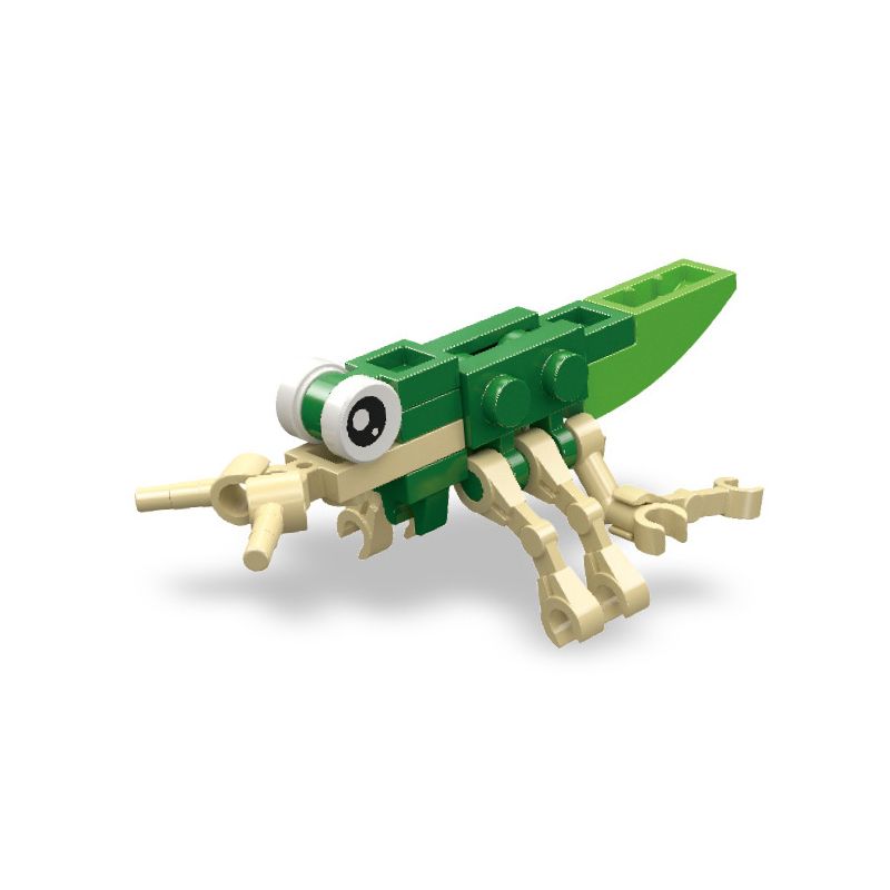 JIESTAR 59203 non  CÂU CHUYỆN CÔN TRÙNG CHÂU CHẤU bộ đồ chơi xếp lắp ráp ghép mô hình Creator Sáng Tạo 20 khối