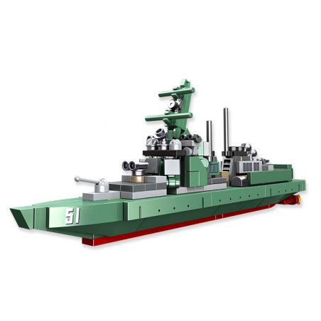 JIESTAR 58043 non  THIẾT GIÁP HẠM KHU TRỤC LỚP ARLEIGH BURKE bộ đồ chơi xếp lắp ráp ghép mô hình Military Army GLORY MISSION Quân Sự Bộ Đội 217 khối