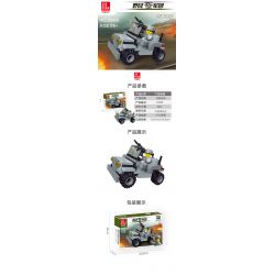 JIESTAR 23026 non  QUÂN ĐOÀN DÃ CHIẾN XE JEEP bộ đồ chơi xếp lắp ráp ghép mô hình Military Army Quân Sự Bộ Đội 89 khối