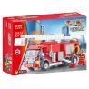 JIESTAR 22014 non  CỨU HỎA XE THANG bộ đồ chơi xếp lắp ráp ghép mô hình City Thành Phố 202 khối