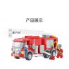 JIESTAR 22014 non  CỨU HỎA XE THANG bộ đồ chơi xếp lắp ráp ghép mô hình City Thành Phố 202 khối