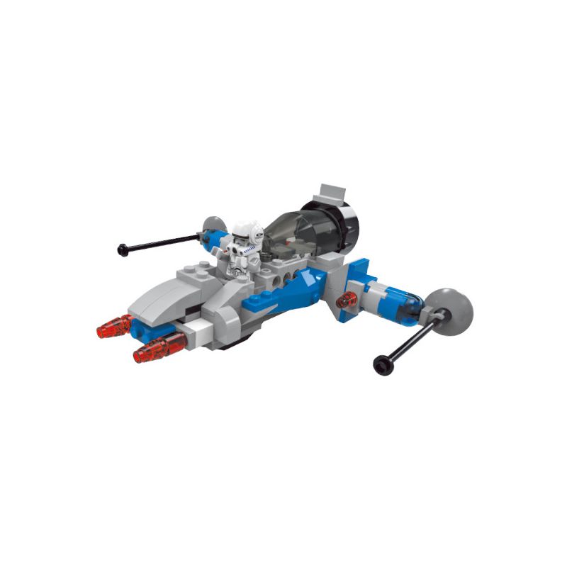 JIESTAR 20208 non  ĐỘI QUÂN NGÔI SAO DROIDS XÂM LƯỢC CĂN CỨ CHIẾN HẠM bộ đồ chơi xếp lắp ráp ghép mô hình 168 khối