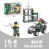 JIESTAR 23019 non  CHIẾN TRANH QUÂN SỰ TRÊN BỘ SENTINEL POST bộ đồ chơi xếp lắp ráp ghép mô hình Military Army SENTRY BOX Quân Sự Bộ Đội 164 khối