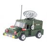 JIESTAR 23014 non  XE CHỈ HUY RADAR bộ đồ chơi xếp lắp ráp ghép mô hình Military Army Quân Sự Bộ Đội 142 khối