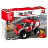 JIESTAR 22025 non  CỨU HỎA XE PHUN NƯỚC bộ đồ chơi xếp lắp ráp ghép mô hình City Thành Phố 78 khối