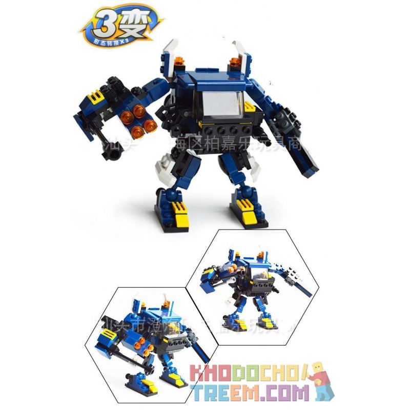 GUDI 8111 Xếp hình kiểu  CREATOR 3 IN 1 Robots Transform Automotive Rô Bốt Biến Hình ô Tô 148 khối