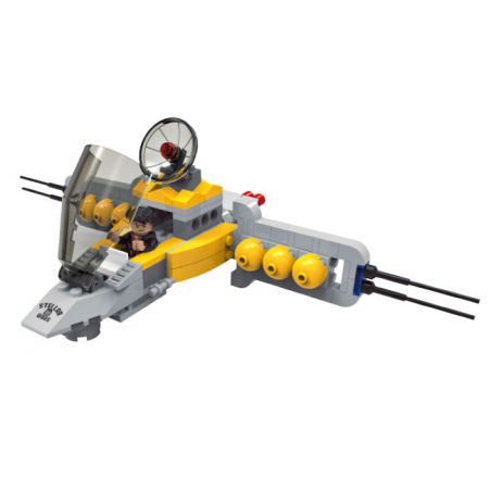 JIESTAR 20205 non  QUÂN LÍNH NGÔI SAO STINGER WASP BASE bộ đồ chơi xếp lắp ráp ghép mô hình 177 khối