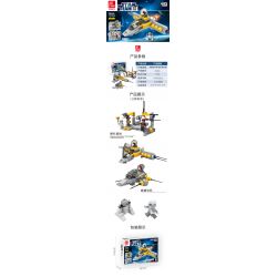 JIESTAR 20205 non  QUÂN LÍNH NGÔI SAO STINGER WASP BASE bộ đồ chơi xếp lắp ráp ghép mô hình 177 khối