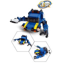 GUDI 8111 Xếp hình kiểu  CREATOR 3 IN 1 Robots Transform Automotive Rô Bốt Biến Hình ô Tô 148 khối