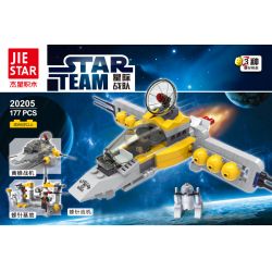 JIESTAR 20205 non  QUÂN LÍNH NGÔI SAO STINGER WASP BASE bộ đồ chơi xếp lắp ráp ghép mô hình 177 khối