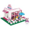 JIESTAR 33005 non  CỬA HÀNG CÔ GÁI bộ đồ chơi xếp lắp ráp ghép mô hình City Thành Phố