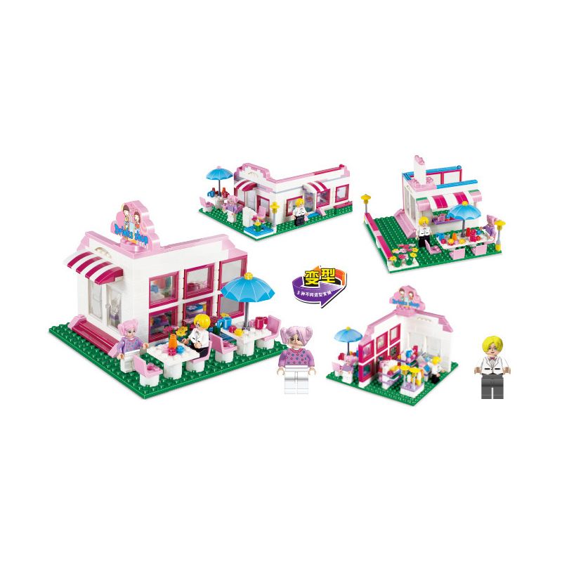 JIESTAR 33005 non  CỬA HÀNG CÔ GÁI bộ đồ chơi xếp lắp ráp ghép mô hình City Thành Phố JIESTAR 33005 non  CỬA HÀNG CÔ GÁI bộ đồ chơi xếp lắp ráp ghép mô hình City Thành Phố