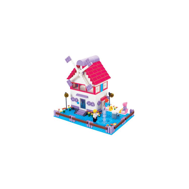 JIESTAR 33003 non Lego THIÊN ĐƯỜNG CỐI XAY GIÓ bộ đồ chơi xếp lắp ráp ghép mô hình City Thành Phố