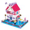 JIESTAR 33003 non  THIÊN ĐƯỜNG CỐI XAY GIÓ bộ đồ chơi xếp lắp ráp ghép mô hình City Thành Phố