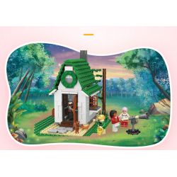 JIESTAR 20540 non  KHÁM PHÁ KHU RỪNG HẺO LÁNH bộ đồ chơi xếp lắp ráp ghép mô hình City Thành Phố 403 khối