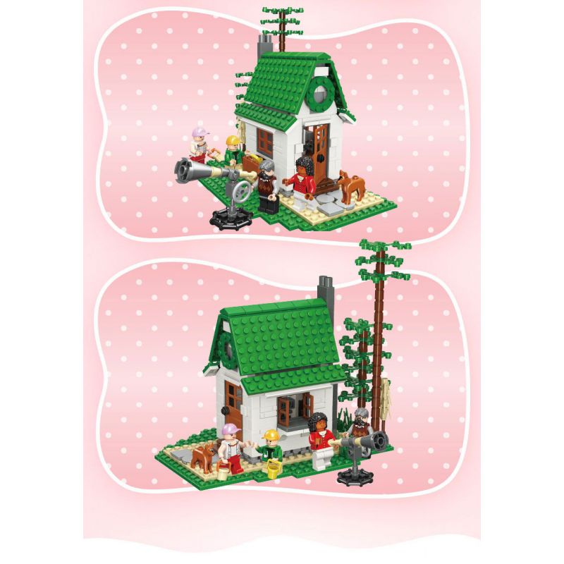 JIESTAR 20540 non  KHÁM PHÁ KHU RỪNG HẺO LÁNH bộ đồ chơi xếp lắp ráp ghép mô hình City Thành Phố 403 khối